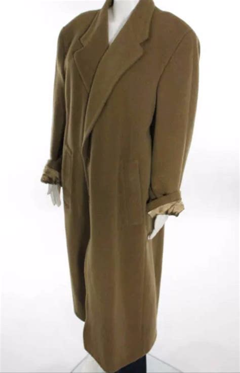 giorgio armani wool trench coat